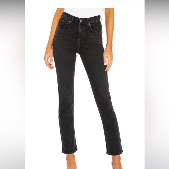 Agolde Riley Crop Jeans in Panoramic Sz 29 - Picture 2 of 12